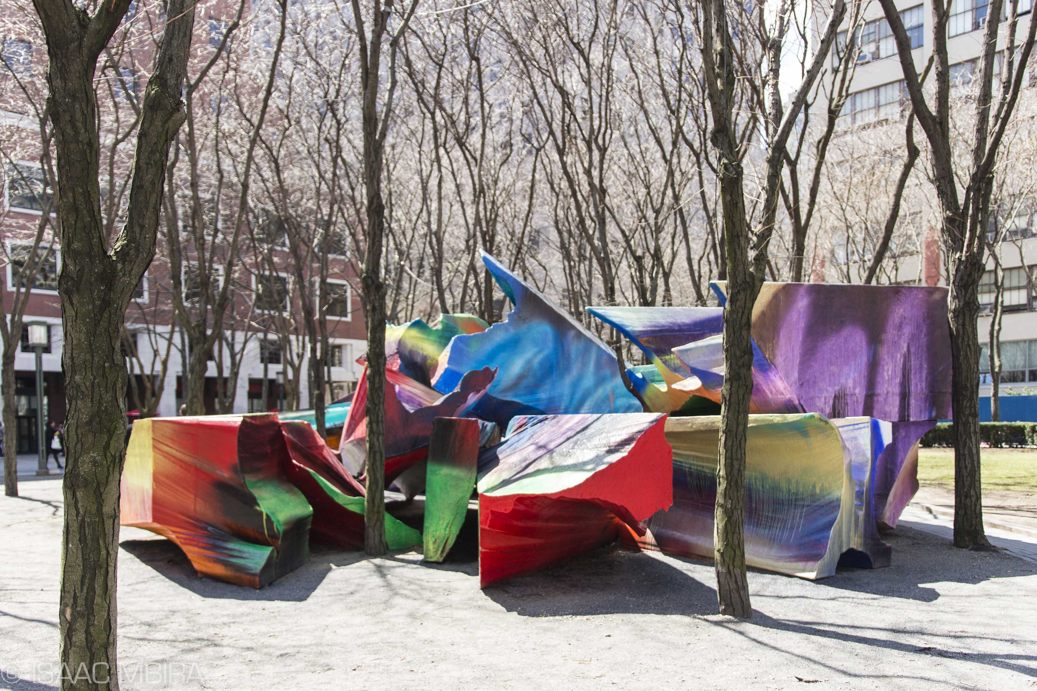 Image of art installation at the MetroTech Center
